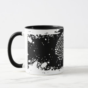 Tree of Life Splatter Two-Tone Mug