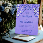 Tree of Life Stars Custom Bat Bar Mitzvah Sign<br><div class="desc">Perfect small sign to welcome guests to a bat mitzvah, bar mitzvah or other Jewish celebration! Hand made art for you! FULLY CUSTOMIZABLE! Click on “Personalize” above to edit the text. Click "edit using design tool" to adjust the fonts, colours and placements and to add text if you prefer. Check...</div>
