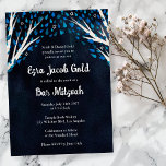 Tree of Life Stars Watercolor Bat Bar Mitzvah Invitation<br><div class="desc">Perfect card to announce a bat mitzvah, bar mitzvah or other Jewish celebration! Hand made art for you! FULLY CUSTOMIZABLE! Click on “Personalize” above to edit the text.. Click "edit using design tool" to adjust the fonts, colours and placements and to delete the back side watercolor design if you prefer....</div>