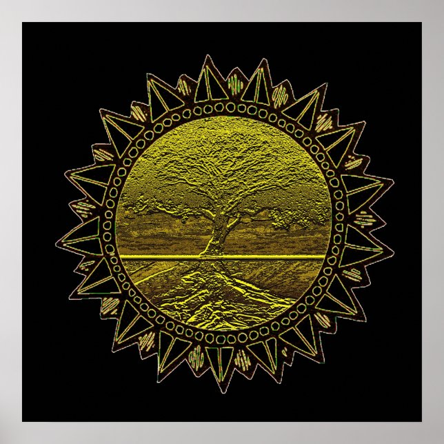 Tree of Life Sun Salutation Poster (Front)