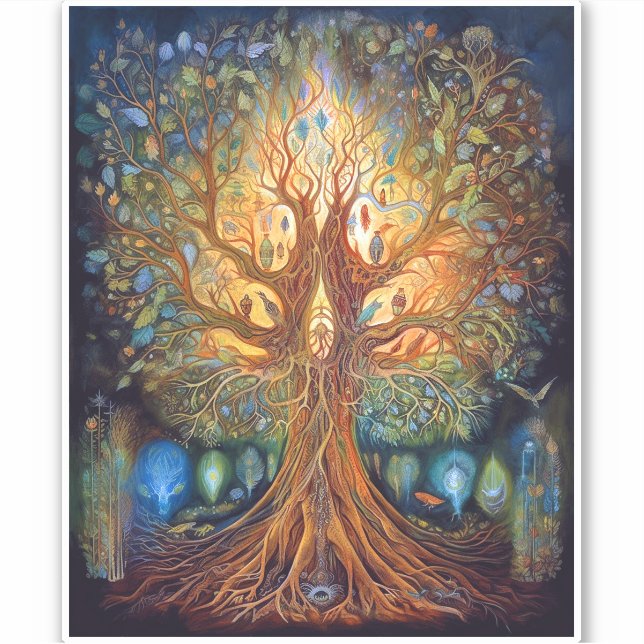 Tree Of Life Surreal Nature Art (Front)
