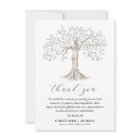 Tree of Life Sympathy Thank You Cards