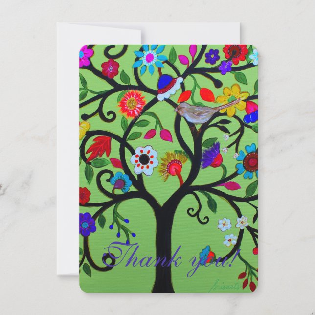 TREE OF LIFE THANK YOU CARD (Front)