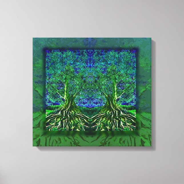 Tree of Life Thankfulness Canvas Print (Front)