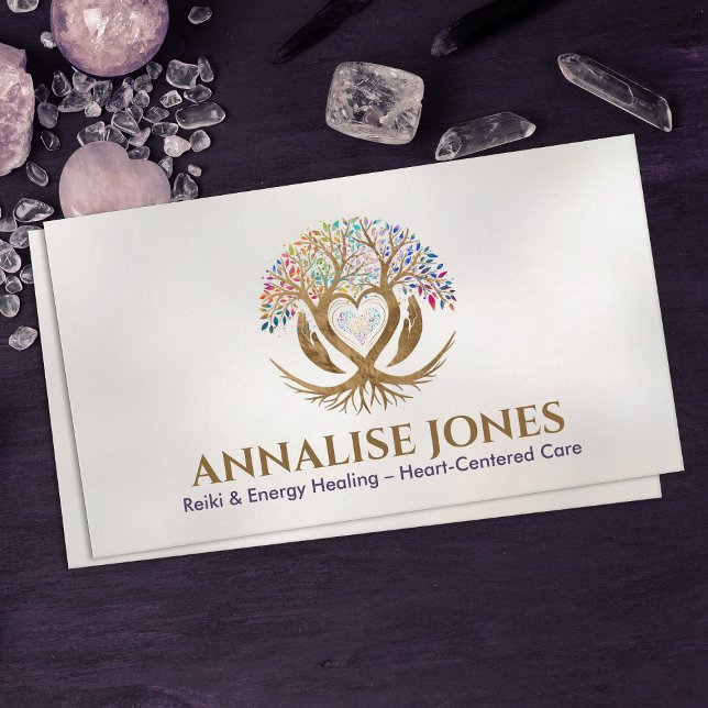 Tree of life - The Healer's Embrace Business Card (Creator Uploaded)