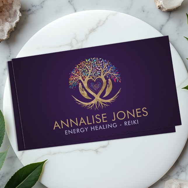 Tree of life - The Healer's Embrace Business Card (Creator Uploaded)