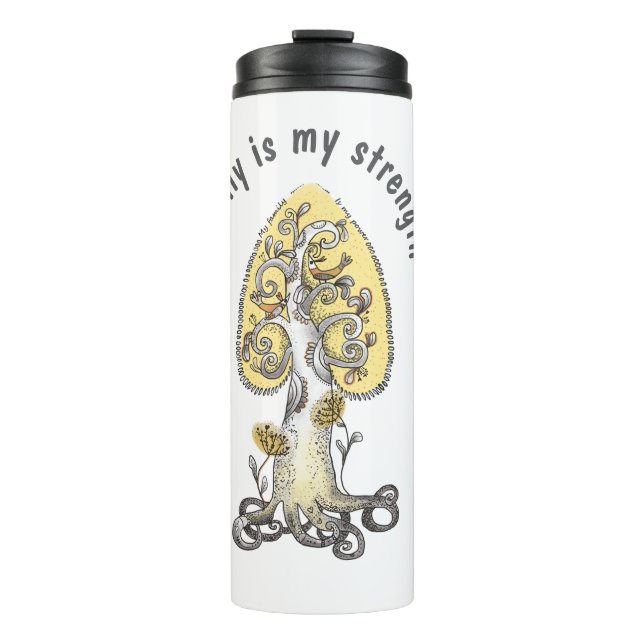 tree of life  thermal tumbler (Front)