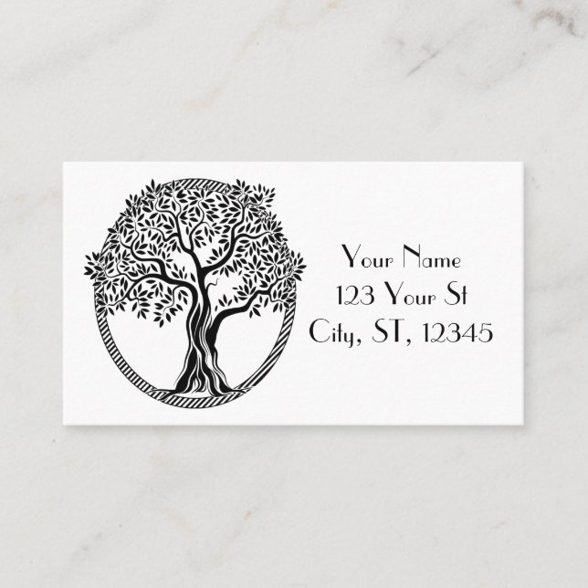 Tree of Life  Thunder_Cove  Business Card (Front)