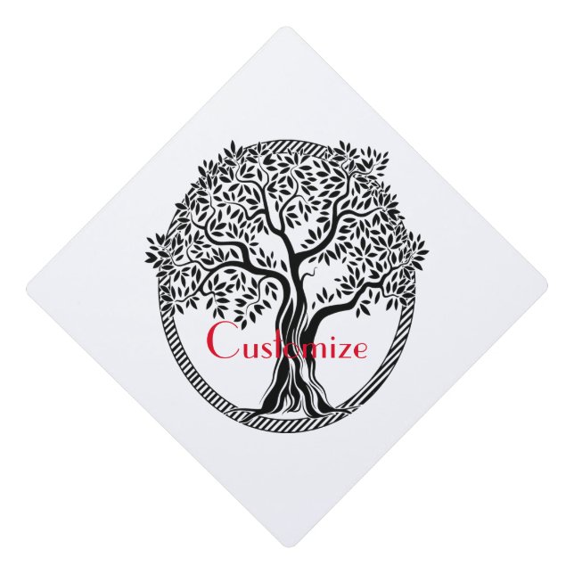 Tree of Life  Thunder_Cove  Graduation Cap Topper (Front)