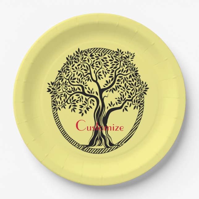 Tree of Life  Thunder_Cove   Paper Plate (Front)