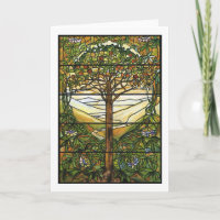 Tree of Life/Tiffany Stained Glass Window