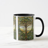 Tree of Life/Tiffany Stained Glass Window