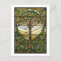 Tree of Life/Tiffany Stained Glass Window
