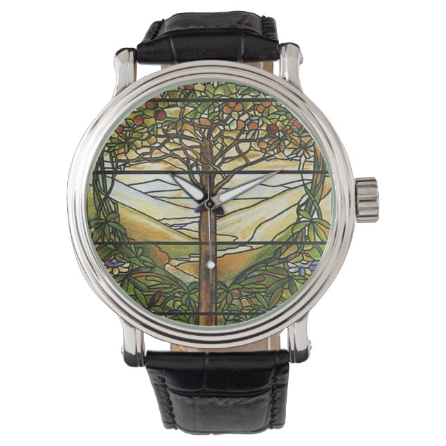 Tree of Life/Tiffany Stained Glass Window Watch (Front)