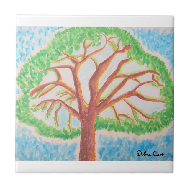 Tree of Life-tile Tile (Front)
