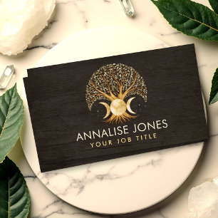 Tree of life - Triple Moon  Business Card