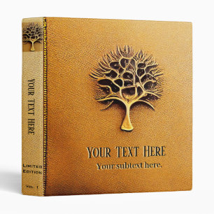 Tree of Life Vintage Look Artwork 3 Ring Binder