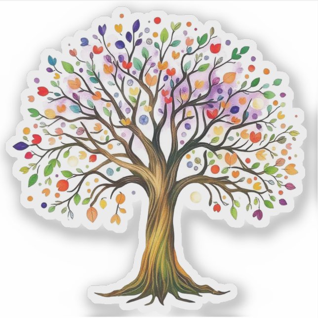 Tree of Life vinyl sticker (Front)
