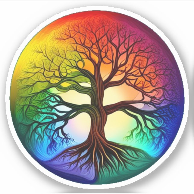 Tree of Life Vinyl Sticker (Front)