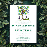 Tree of Life Watercolor Custom Bar Bat Mitzvah Invitation<br><div class="desc">Perfect card to announce a bat mitzvah, bar mitzvah or other Jewish celebration! Hand made art for you. FULLY CUSTOMIZABLE! Click on “Personalize” above to edit the text. Click "edit using design tool" to adjust the fonts, colours and placements and to delete the back side design if you prefer (I...</div>