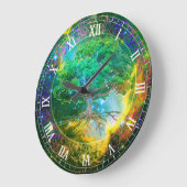 Tree of Life Wellness Large Clock (Angle)