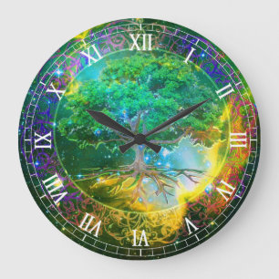 Tree of Life Wellness Large Clock