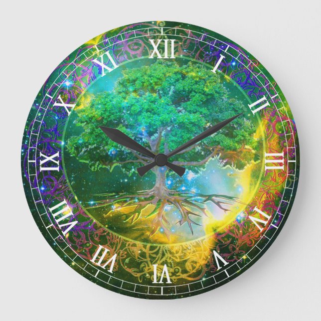 Tree of Life Wellness Large Clock (Front)