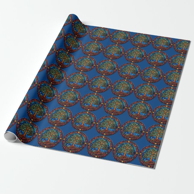 Tree of Life Wrapping Paper (Unrolled)