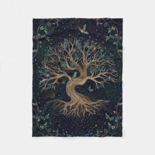 Tree of Life - Yggdrasil Fleece Blanket