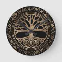 Tree of life -Yggdrasil Runic Pattern