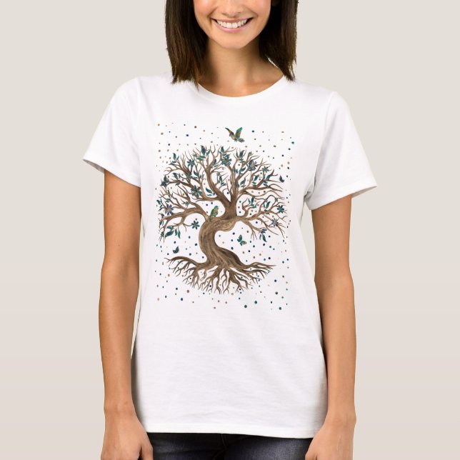 Tree of life - Yggdrasil T-Shirt (Front)