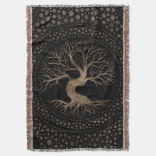 Tree of Life - Yggdrasil Throw Blanket