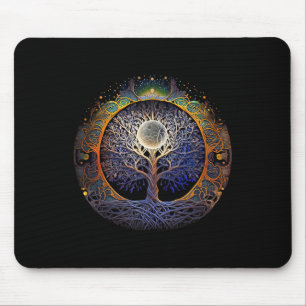 Tree Of Life Yoga Zen Namaste Meditation Mouse Pad