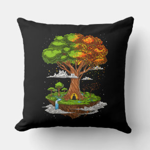 Tree Of Life Zen Meditation Throw Pillow
