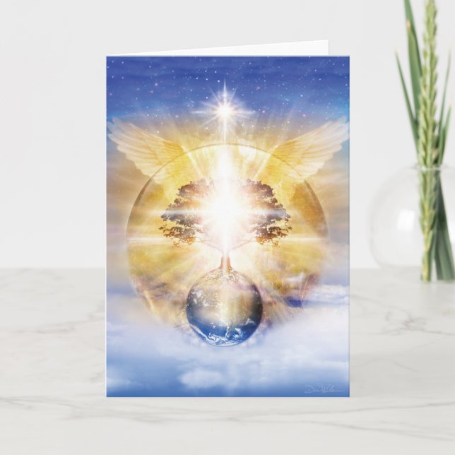 Tree of Light Wings Card (Front)