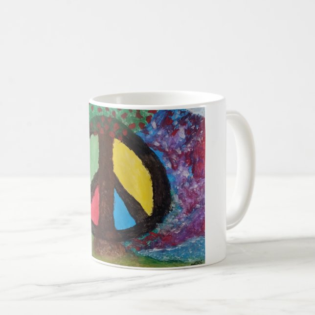 Tree of Peace Coffee Mug (Front Right)