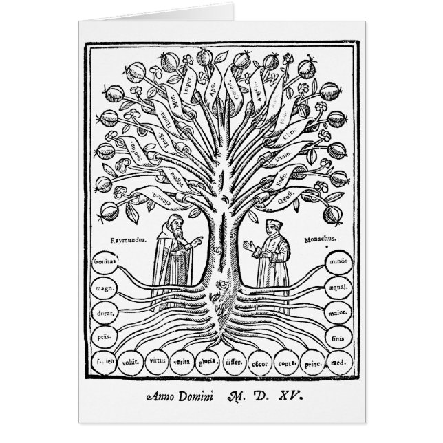 Tree of Science Greeting Card (Front)