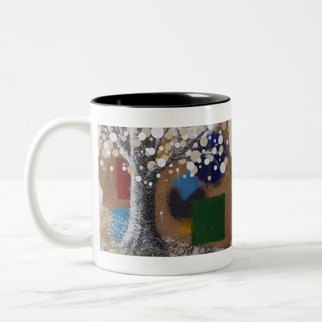 Tree of Souls Two-Tone Coffee Mug (Left)
