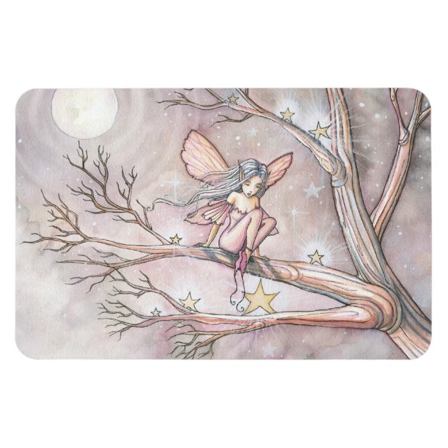 Tree of Stars Little Fairy Vinyl Magnet (Horizontal)