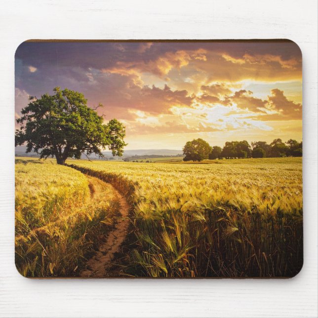 Tree on meadow mouse pad (Front)