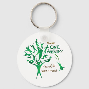 Tree One Ancestor Keychain