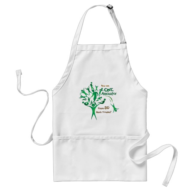 Tree One Ancestor Standard Apron (Front)