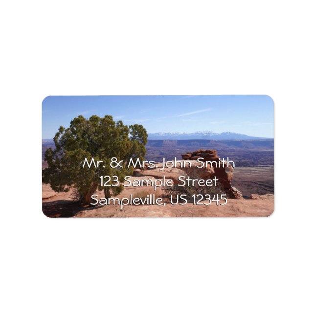 Tree Out of Red Rocks II at Canyonlands Label (Front)