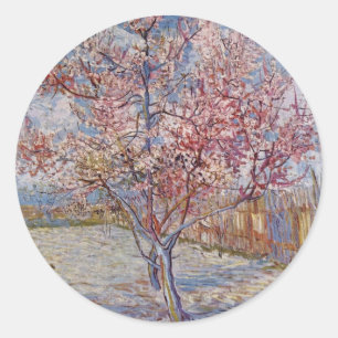 Tree Painting by Vincent Van Gogh Classic Round Sticker
