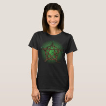 Tree Pentacle in green