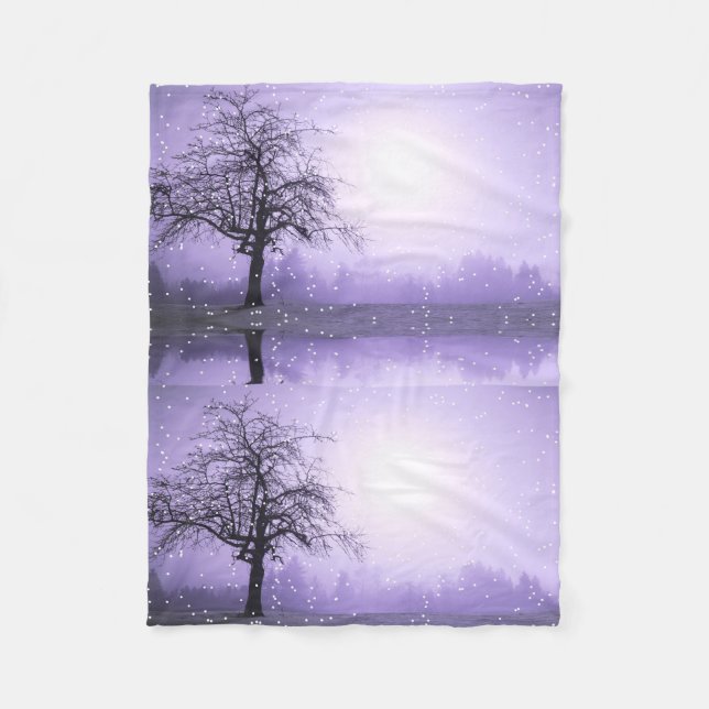 Tree Personalize Anniversaries Destiny Destiny'S Fleece Blanket (Front)