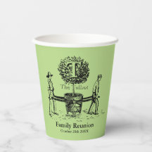 Tree Personalized Family Reunion Paper cup 2