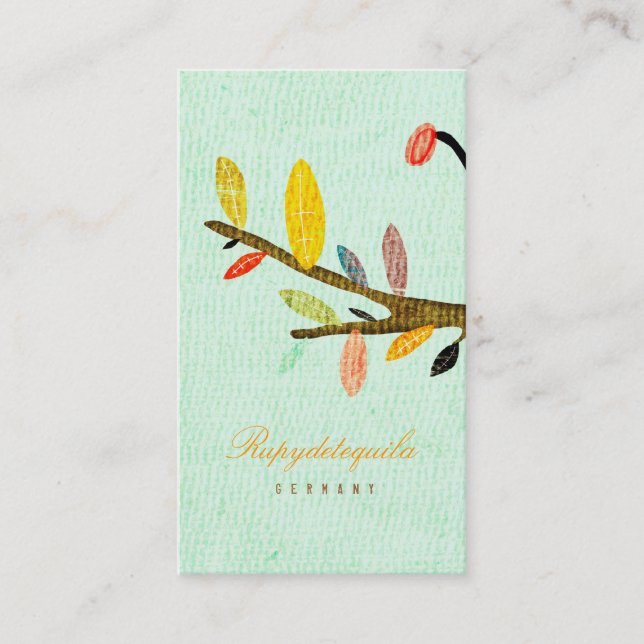 Tree Pistaschio Business Card (Front)