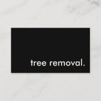 tree removal.