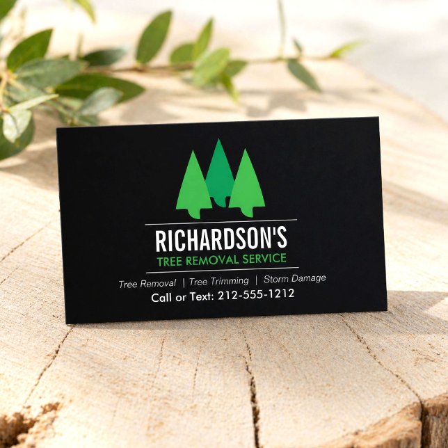 Tree Removal Service Business Card (Creator Uploaded)
